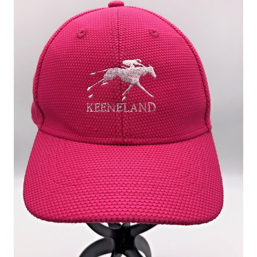 Keeneland Ball Cap Hat Youth Girls Pink Strapback Garb Horse Racing KY